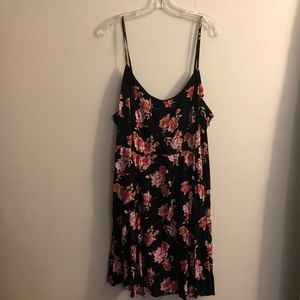 Black Floral Dress size 2X